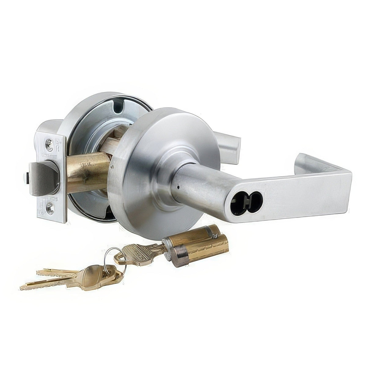 Schlage ND70RRHO626 Rhodes classroom classroom door lever, additional view