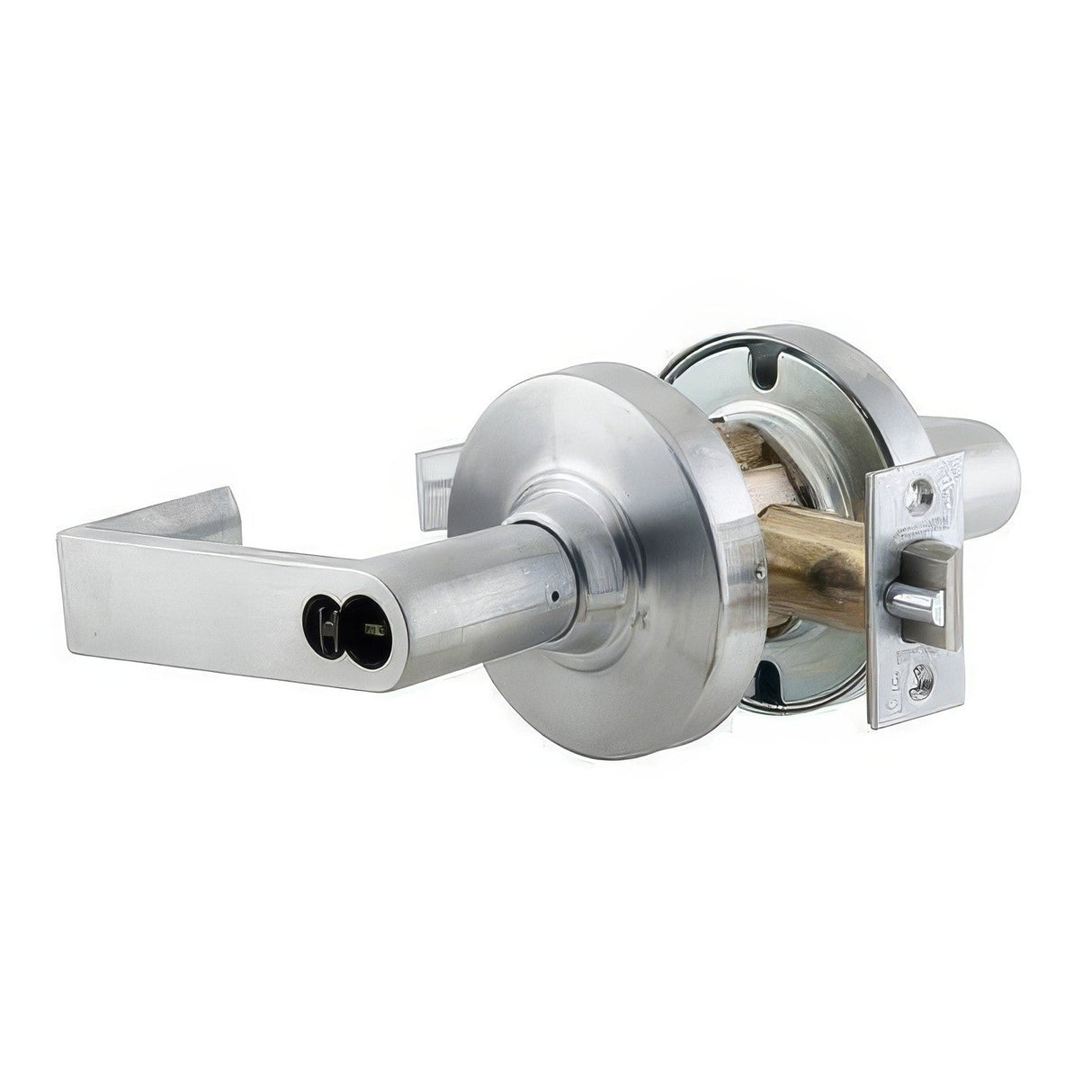 Schlage Commercial ND80RRHO626 satin chrome keyed showroom door lever