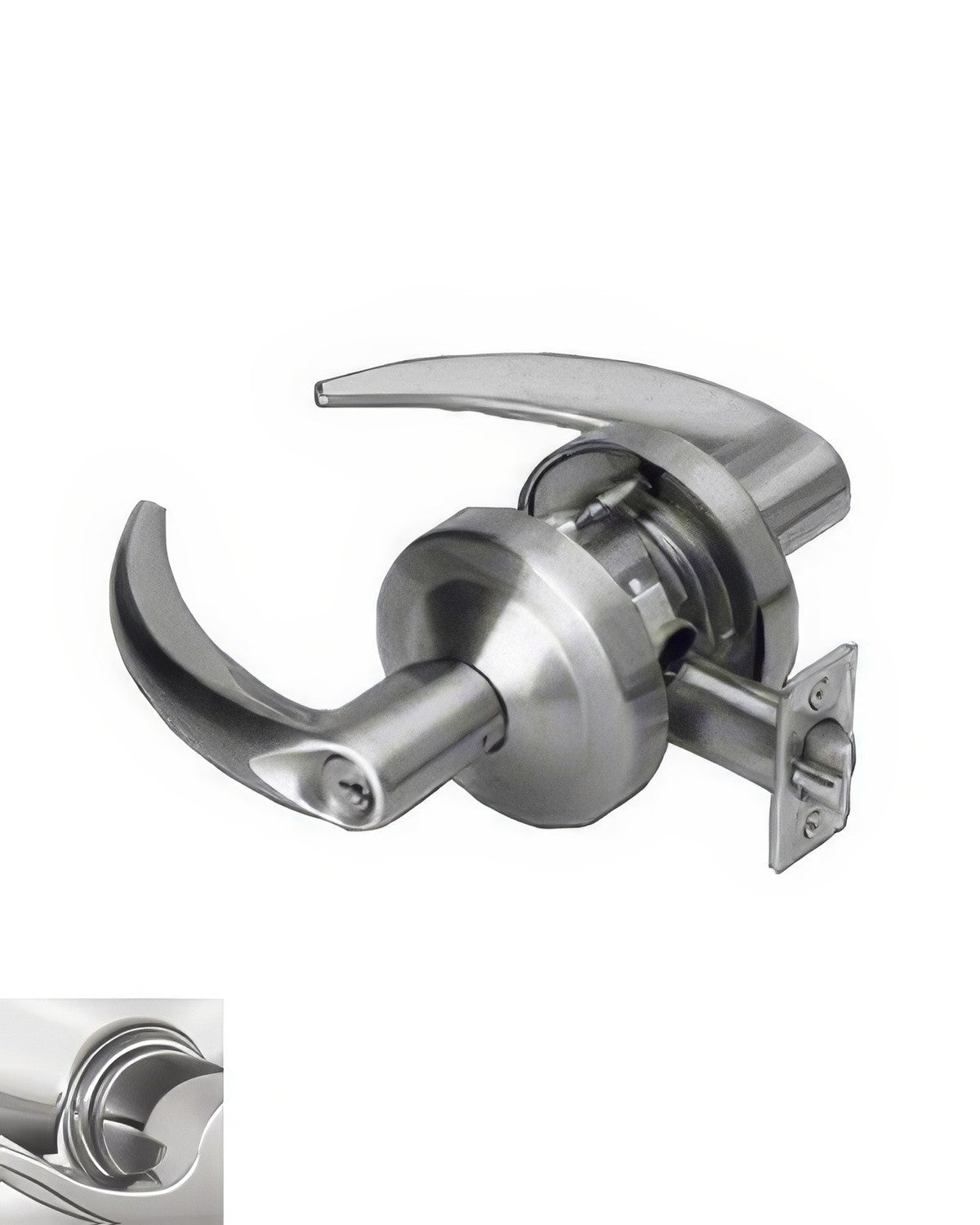 Schlage Commercial ND82CDTLR625 polished chrome institution lock door lever