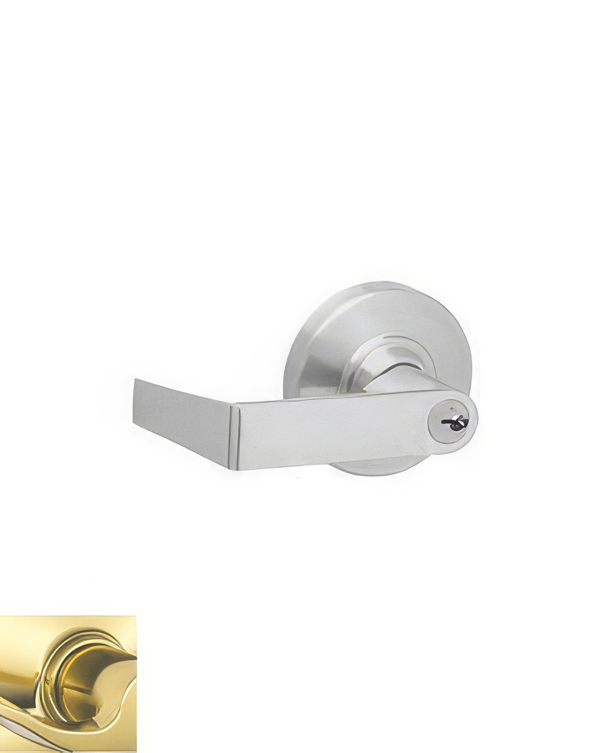 Schlage ND95CDRHO605 Rhodes classroom classroom door lever, additional view