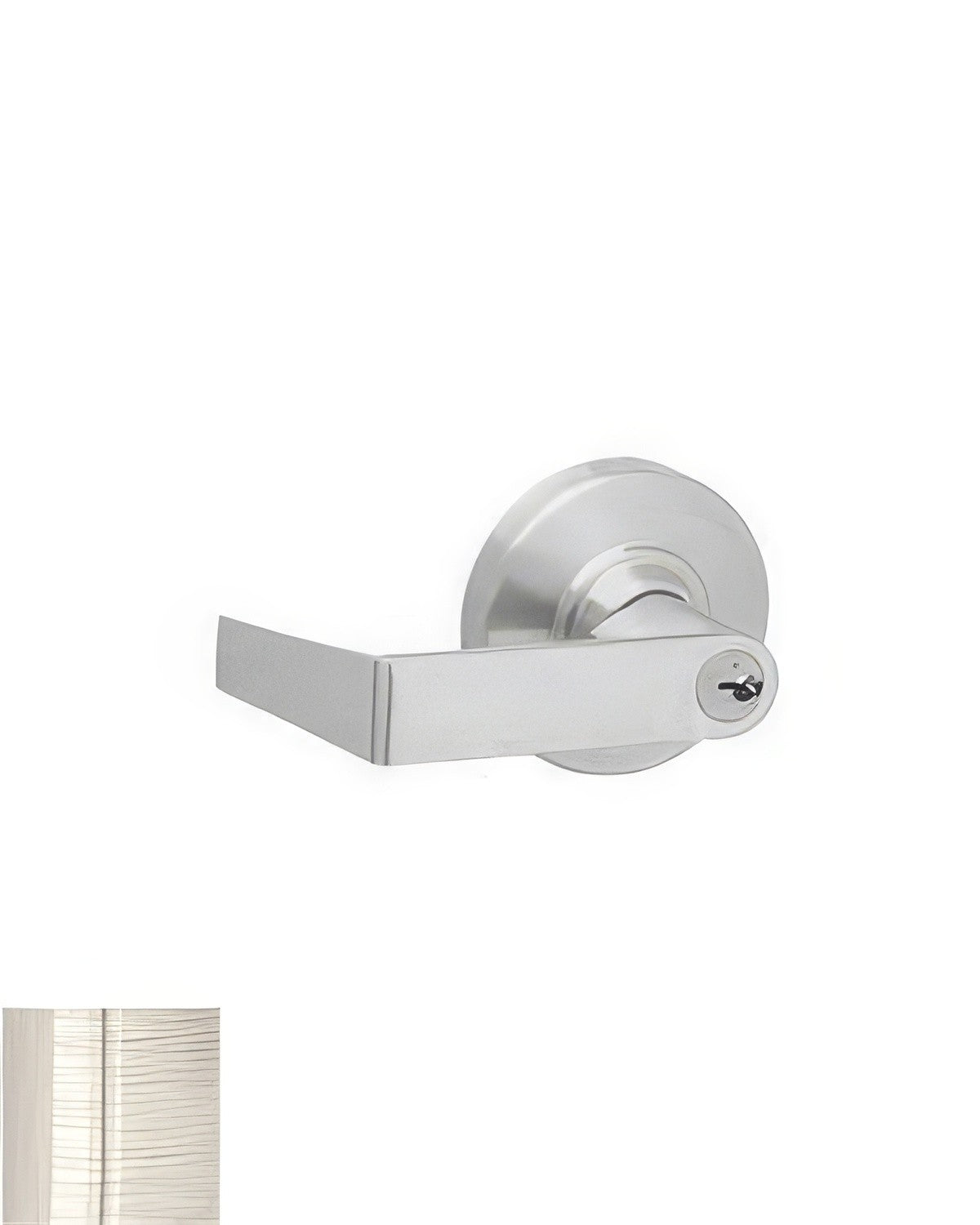 Schlage ND95CDRHO619 Rhodes classroom classroom door lever, additional view