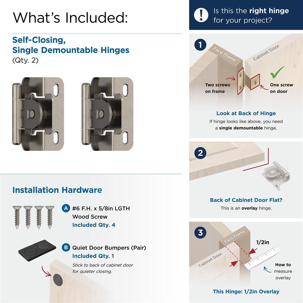 Amerock BPR871914 included mounting hardware