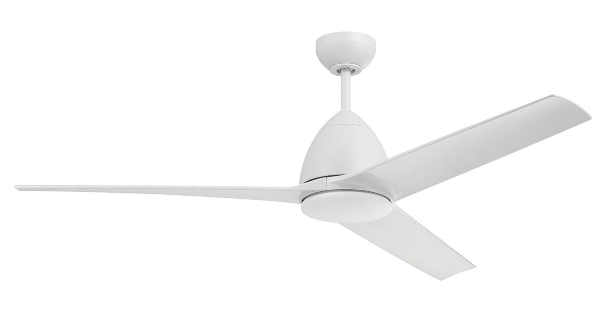 Craftmade NTO54W3 white ceiling fan blades included