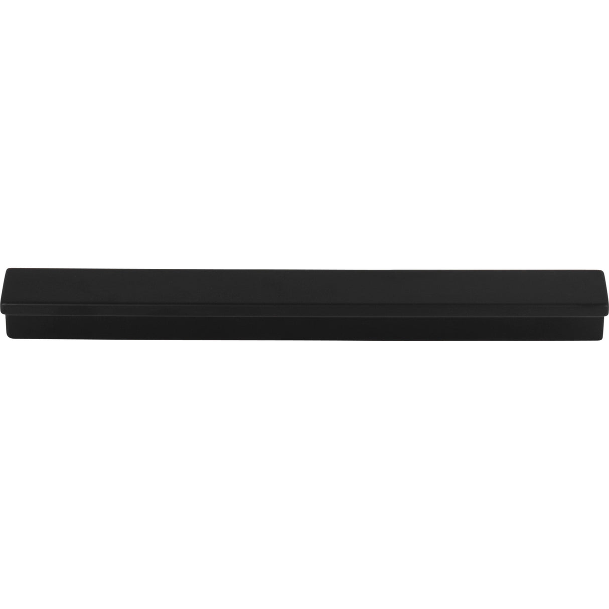 Top Knobs TK1043BLK Minetta 6 5/16" Center to Center Finger Pull Flat Black