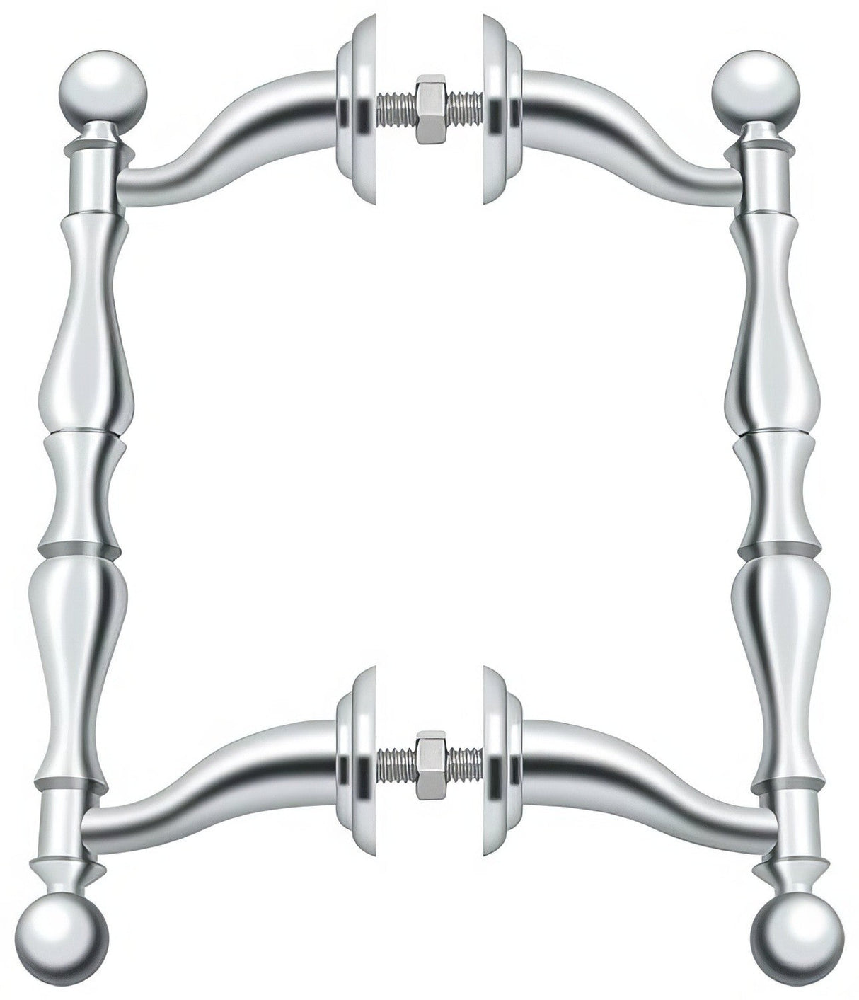 Deltana OHP620U26D door pull in satin stainless, additional view