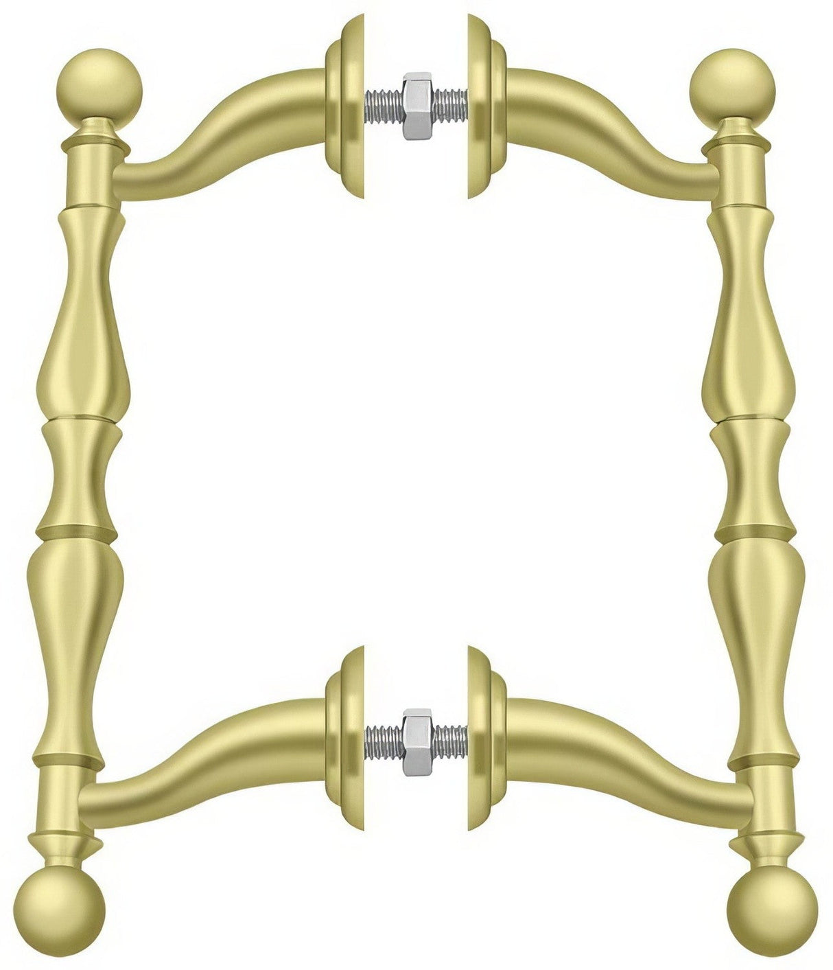 Deltana OHP620U3 polished brass door pull