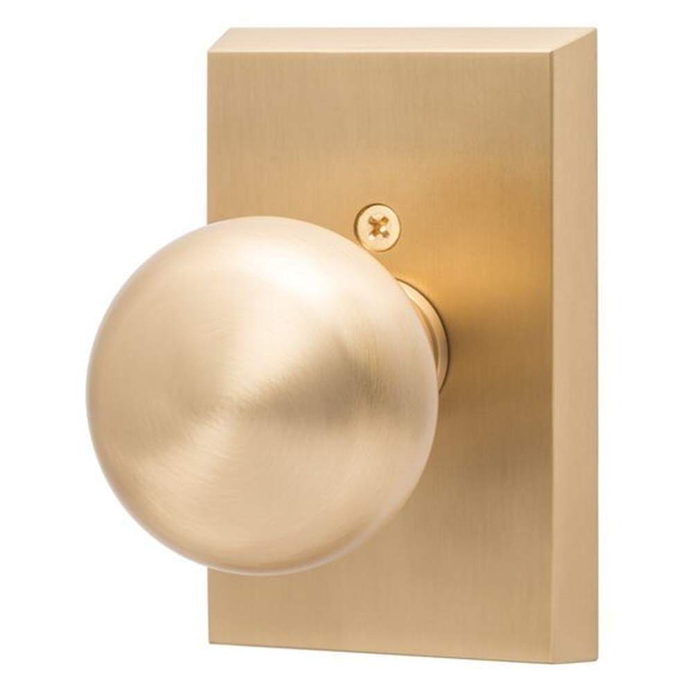 Sure-Loc OK100 SB satin brass dummy door knob
