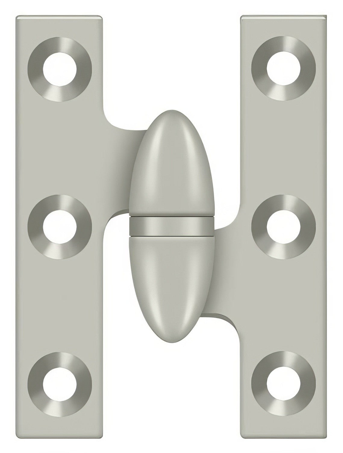 Deltana OK2015U15-R satin nickel olive knuckle hinge