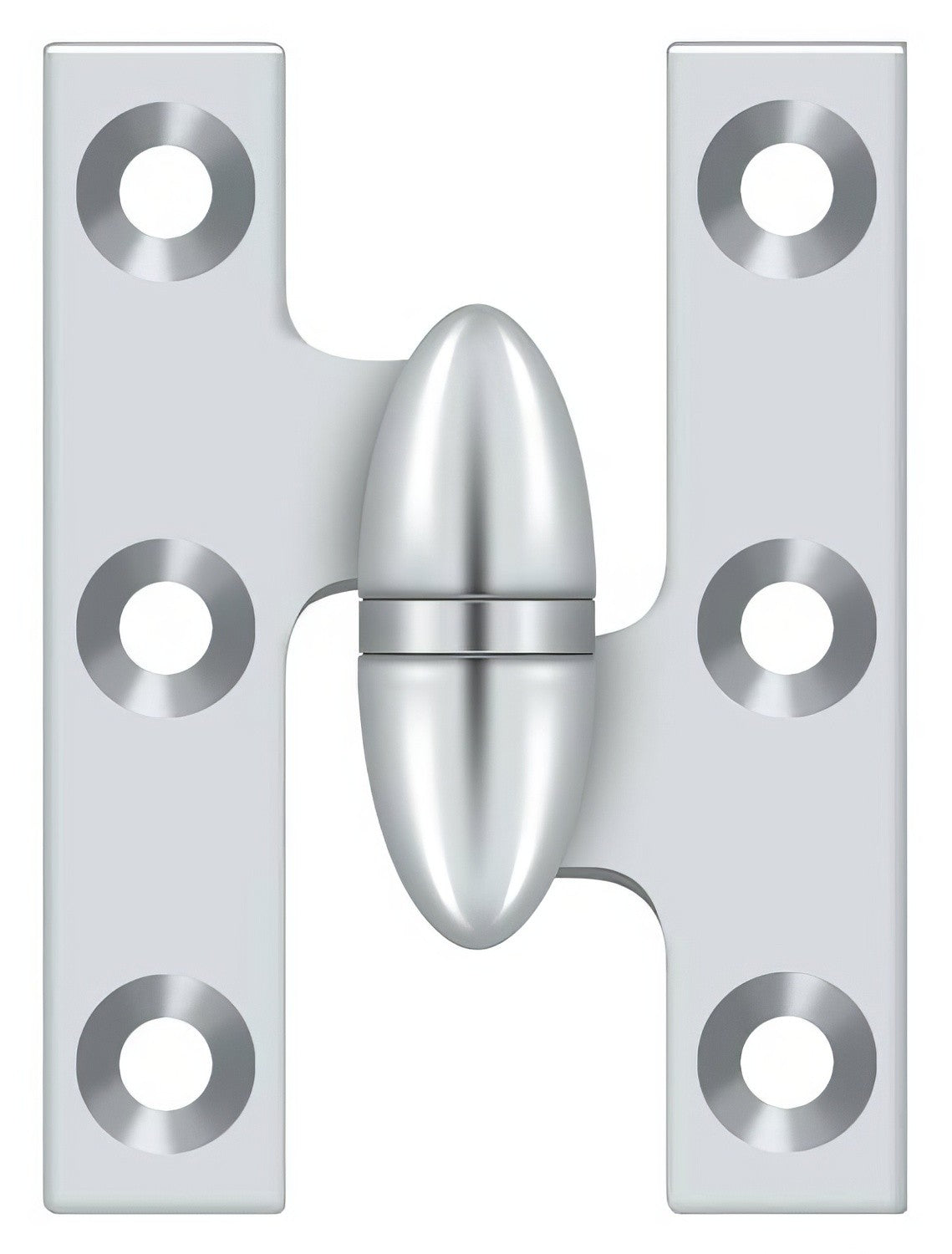Deltana OK2015U26-R chrome olive knuckle hinge