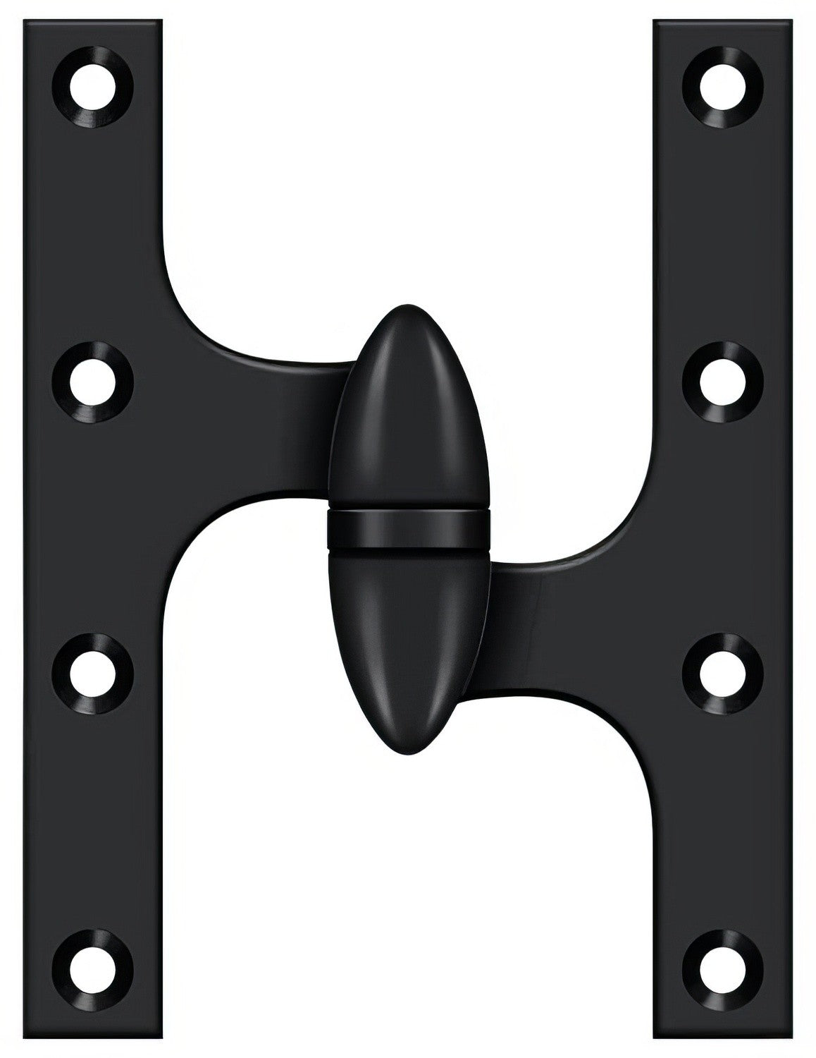Deltana OK6045B19-R paint black olive knuckle hinge