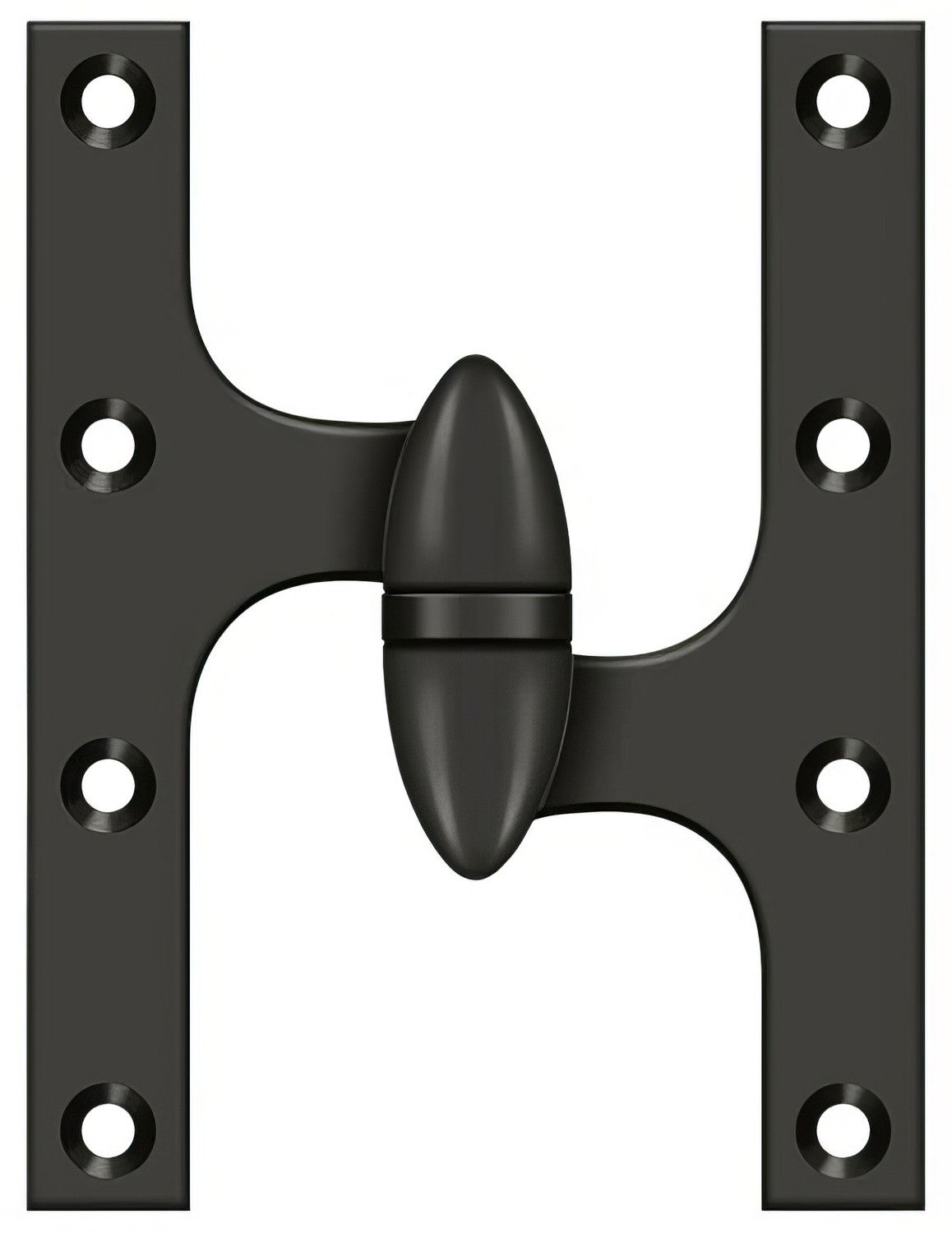 Deltana OK6050B10B-R oil rubbed bronze olive knuckle hinge