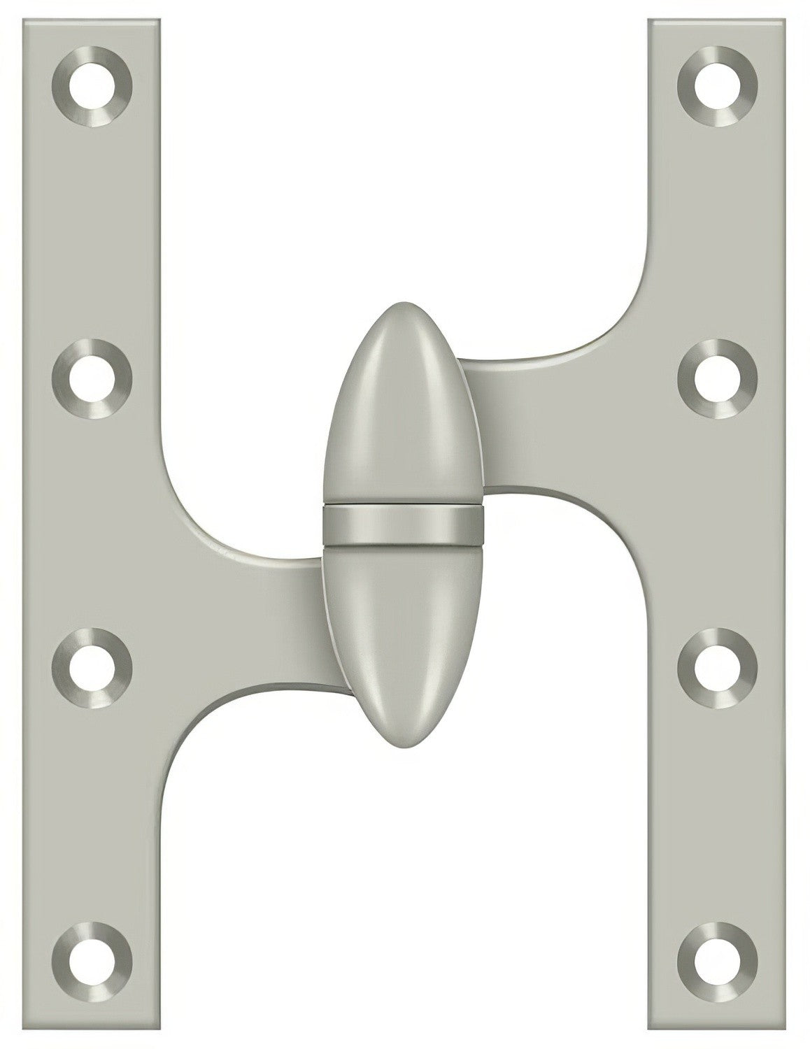 Deltana OK6050B15-L olive knuckle hinge in black, additional view