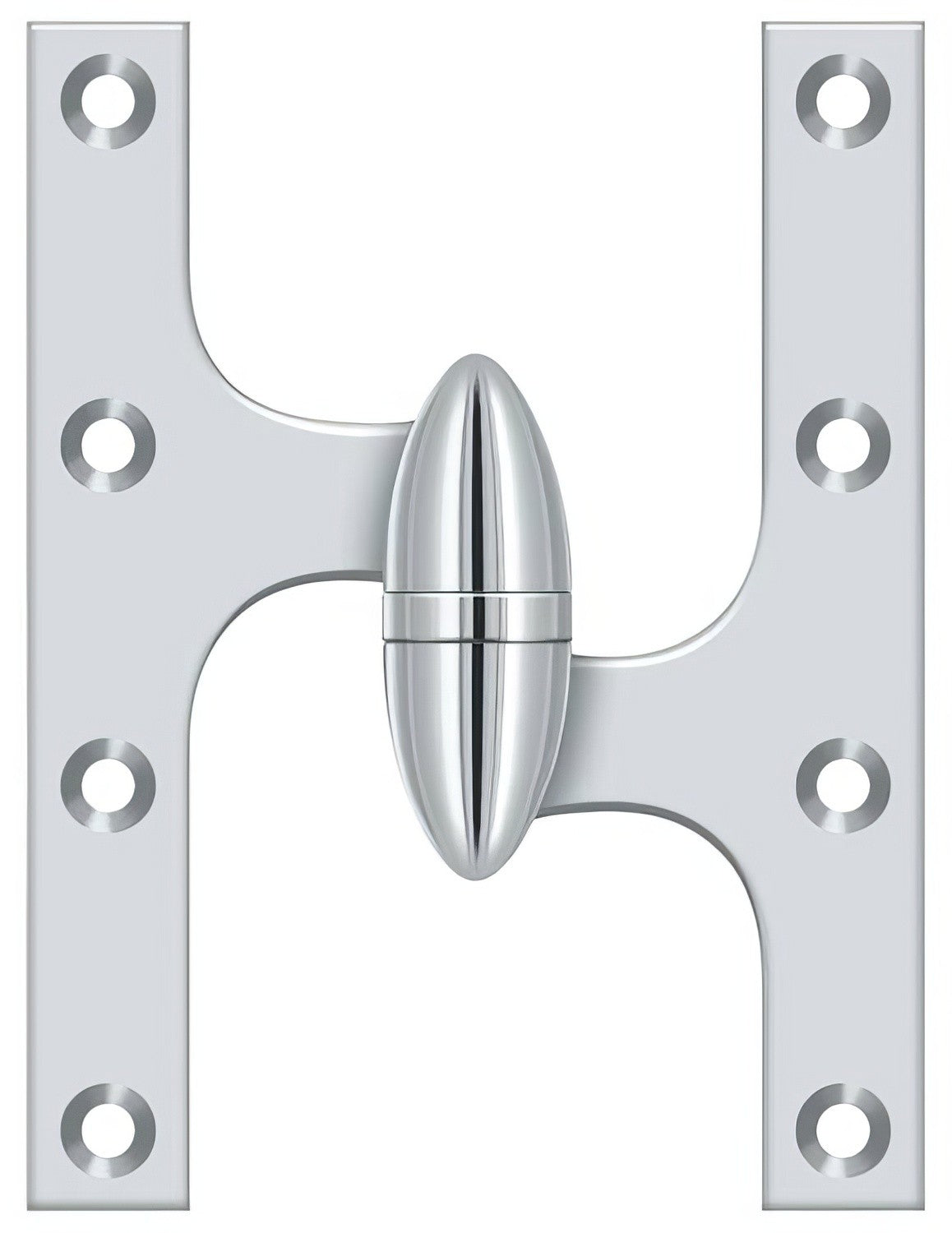 Deltana OK6050B26-R chrome olive knuckle hinge