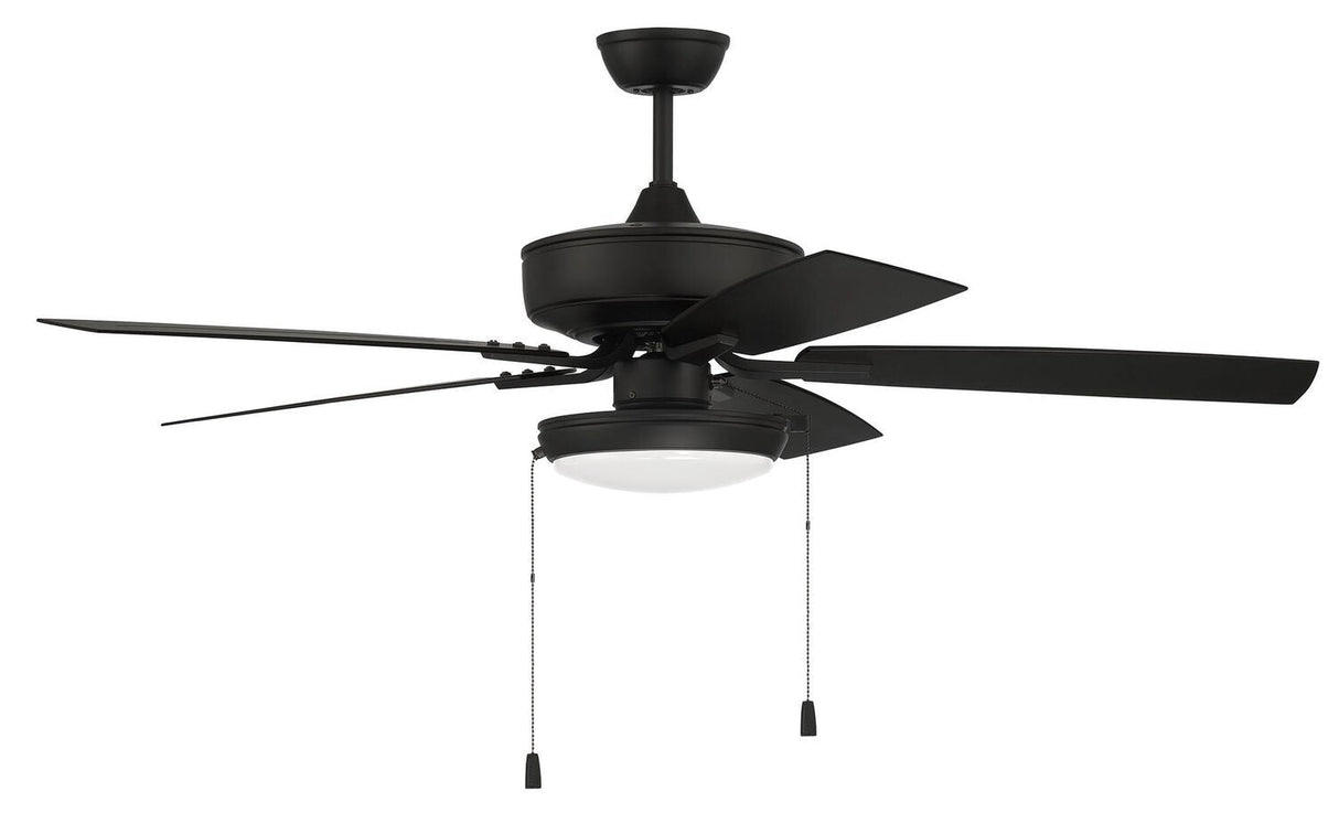 Craftmade OP119FB5 flat black ceiling fan blades included