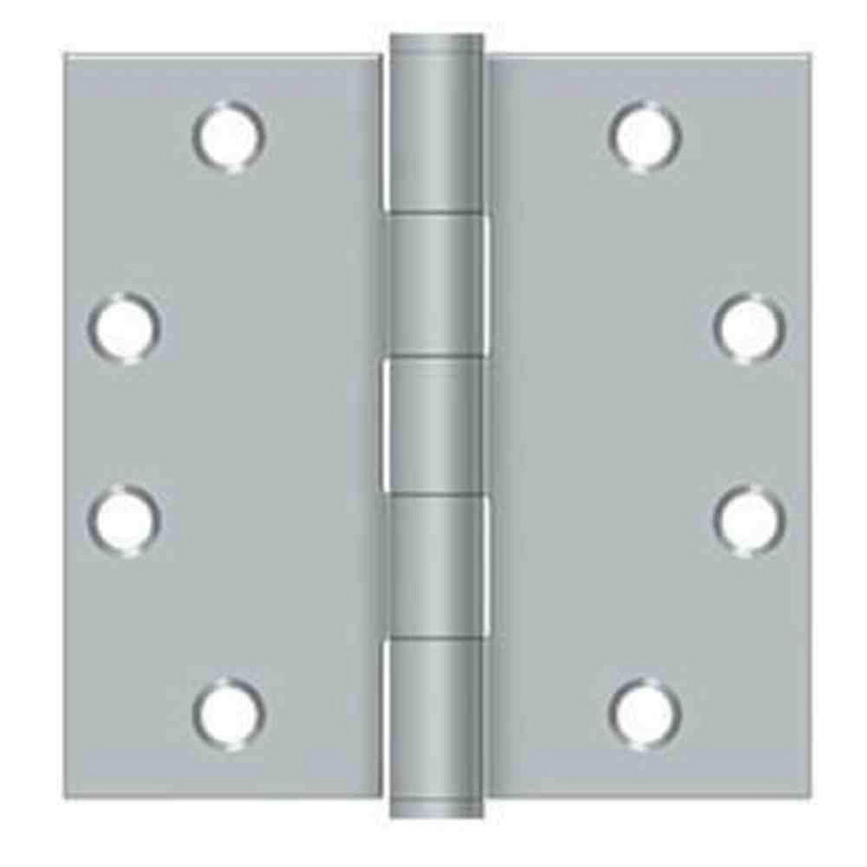 Orca Hardware COM4545-26D 4.5" x 4.5" Plain Bearing Hinge Satin Chrome