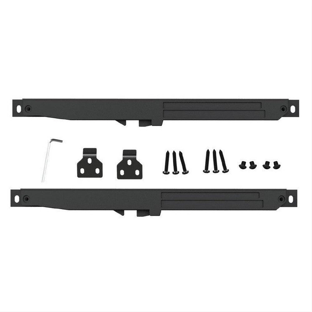 Orca Hardware FT-SOFTCLOSE-BL Soft Close for Barn Door-Flat Track (2/Set) Black