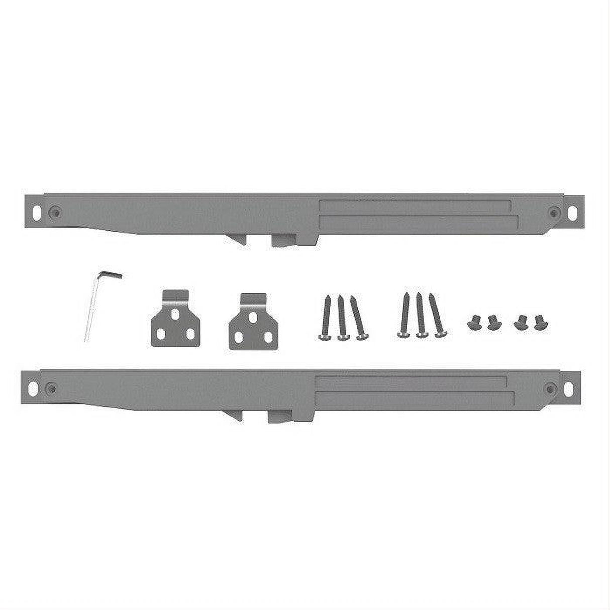 Orca Hardware FT-SOFTCLOSE-GR Soft Close for Barn Door-Flat Track (2/Set) Grey