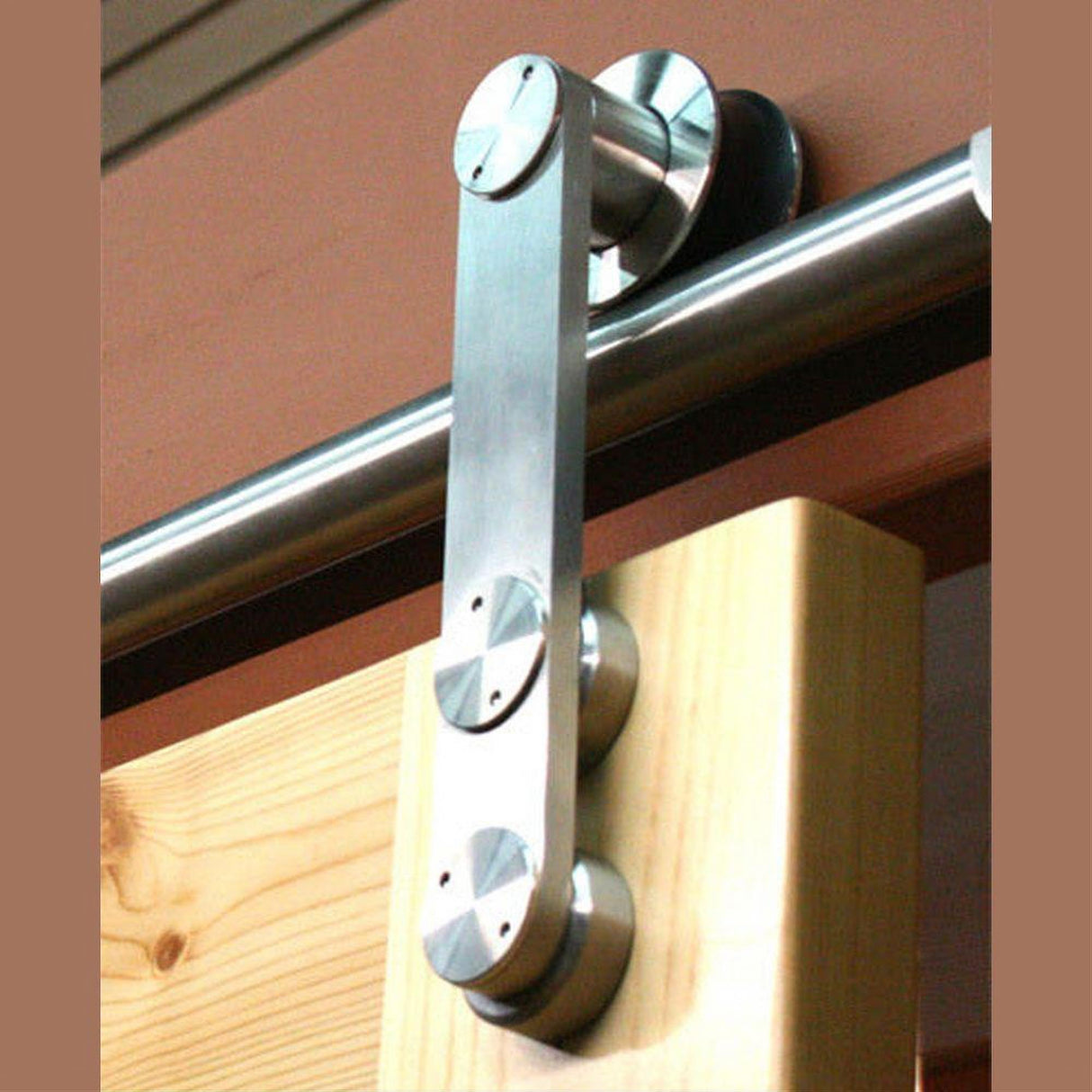 Orca Hardware RDST-HANGER-SS Round Track Drop Hanger Only Satin Stainless Steel