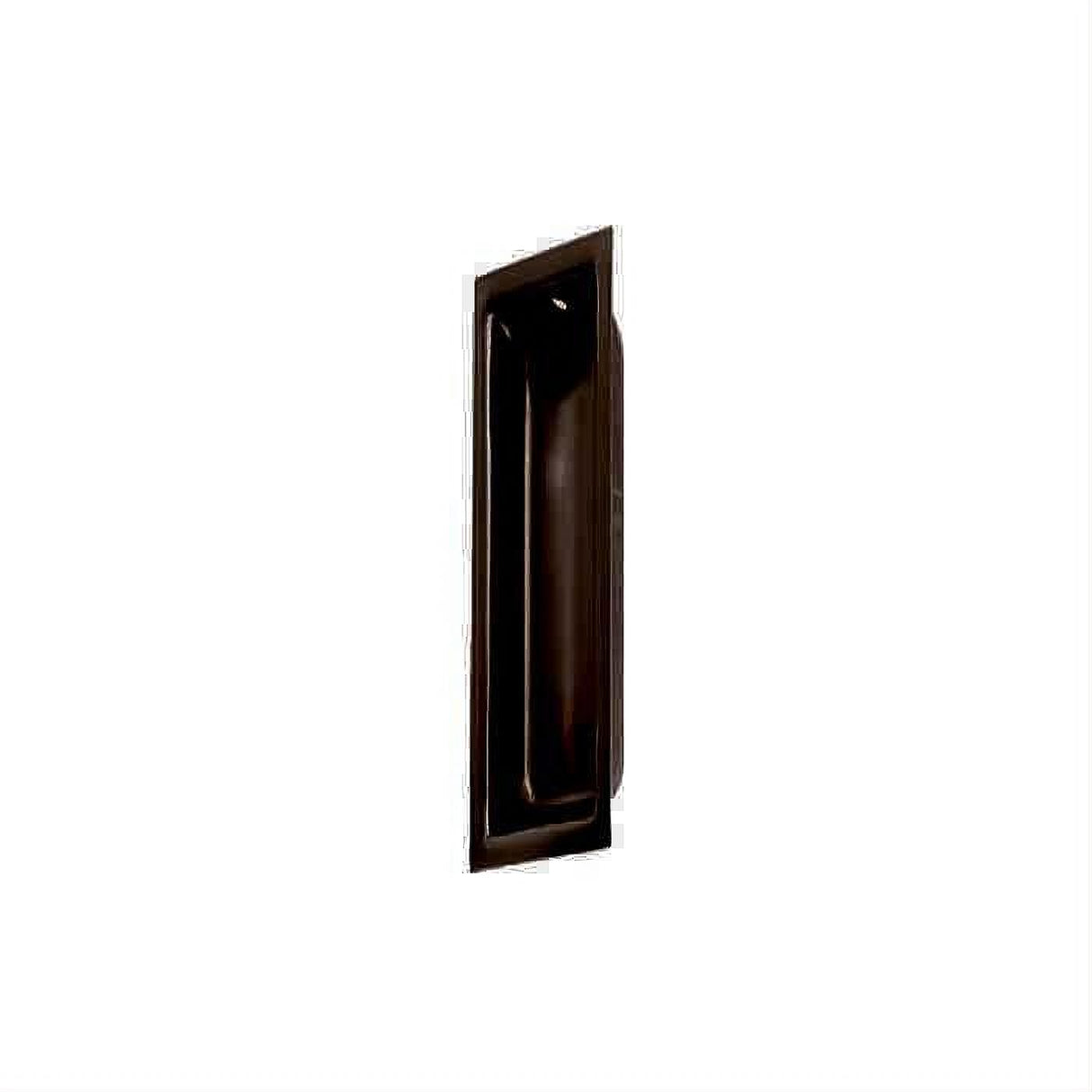 Orca Hardware TH-FPREC-10B Rectangular Flush Pull Oil Rubbed Dark Bronze