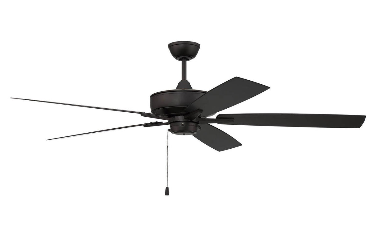 Craftmade OS60FB5 flat black ceiling fan blades included