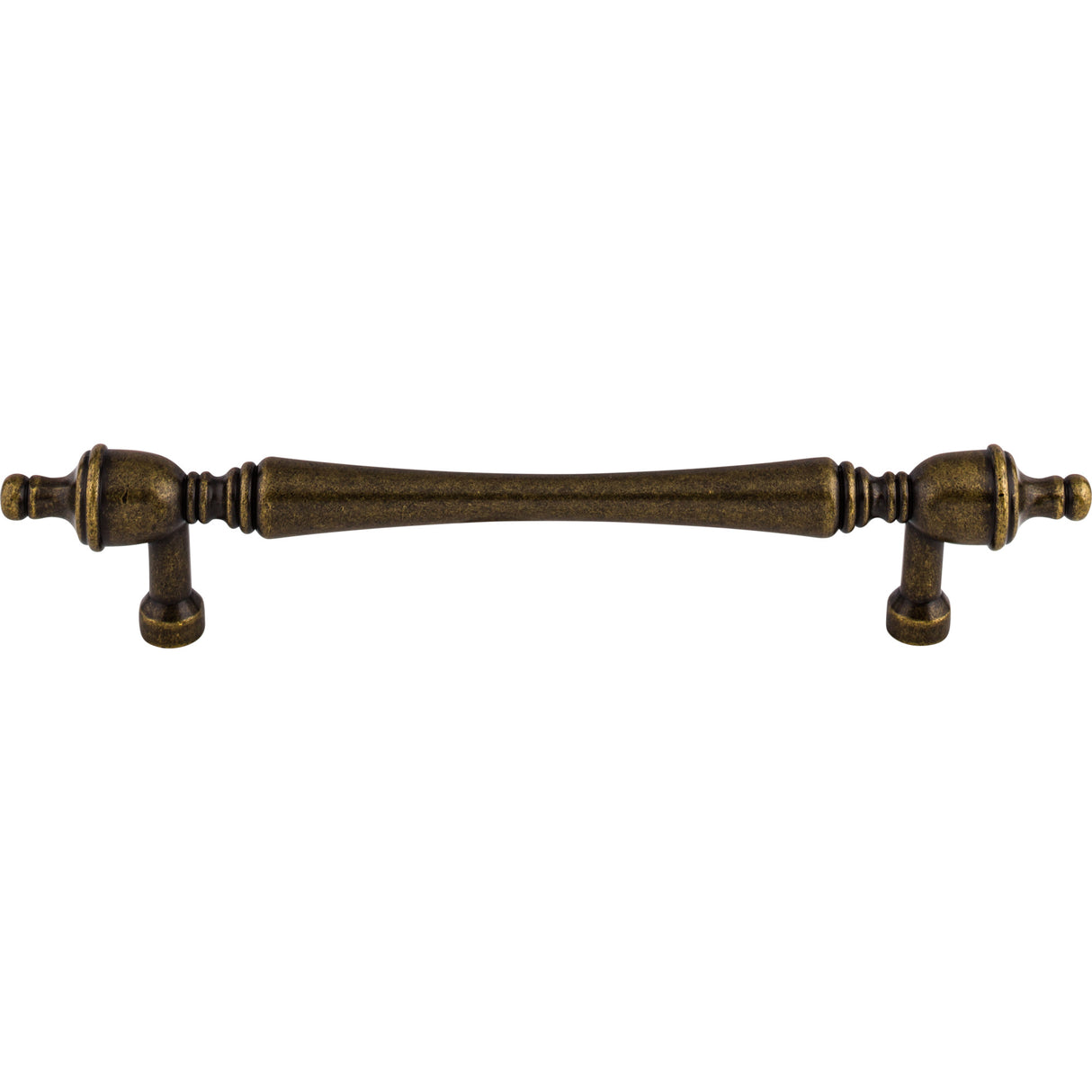 Top Knobs M822-7 Somerset Finial 7" Center to Center Bar Pull German Bronze