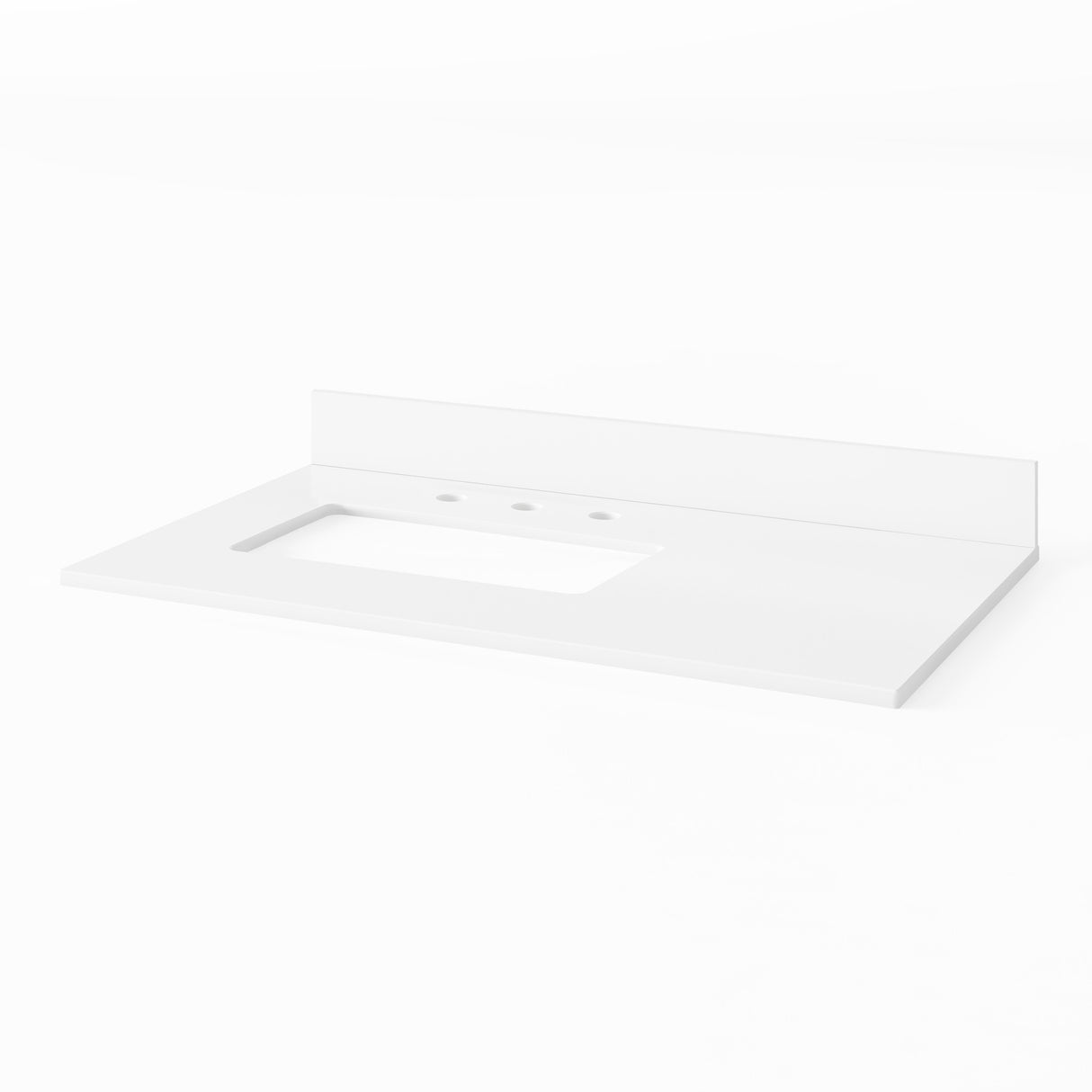 Jeffrey Alexander Katara 36" Natural Oak Single Sink Bathroom Vanity with White Quartz Top - 8 in. Widespread Faucet Top product image 4