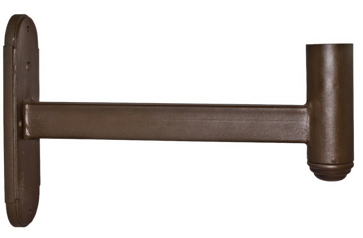 Dabmar Lighting P-ARM-GM2-BZ bronze large post top fixture