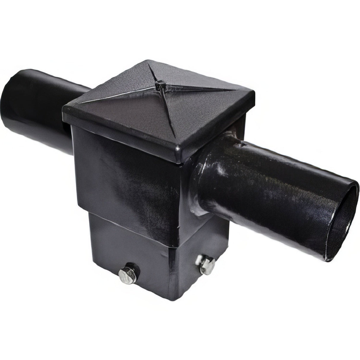 Dabmar Lighting P-BRK-ST7525-2/T-B black post mount with horizontal arm