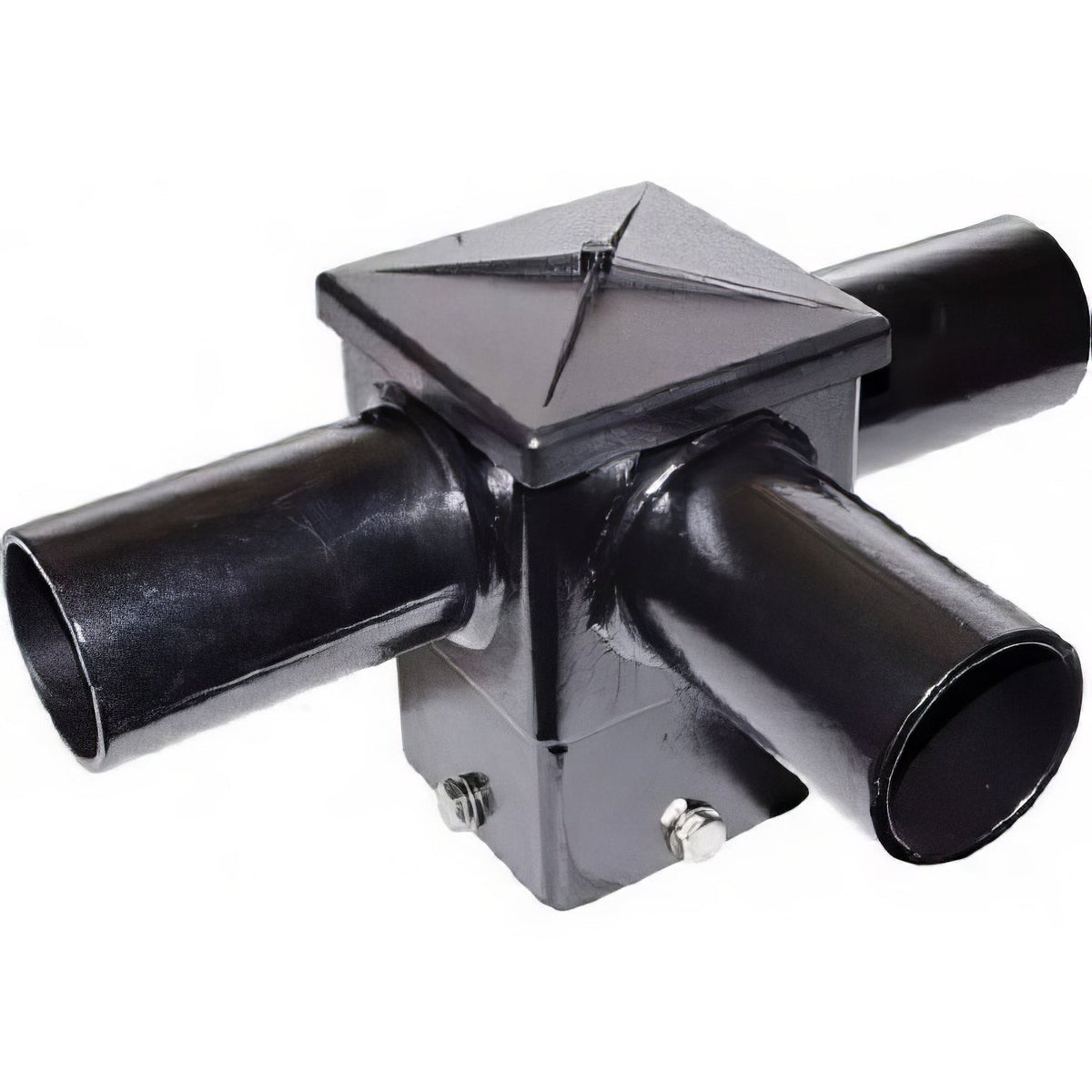 Dabmar Lighting P-BRK-ST7525/3-B Arm Adapter for 4" x 4" Post Black
