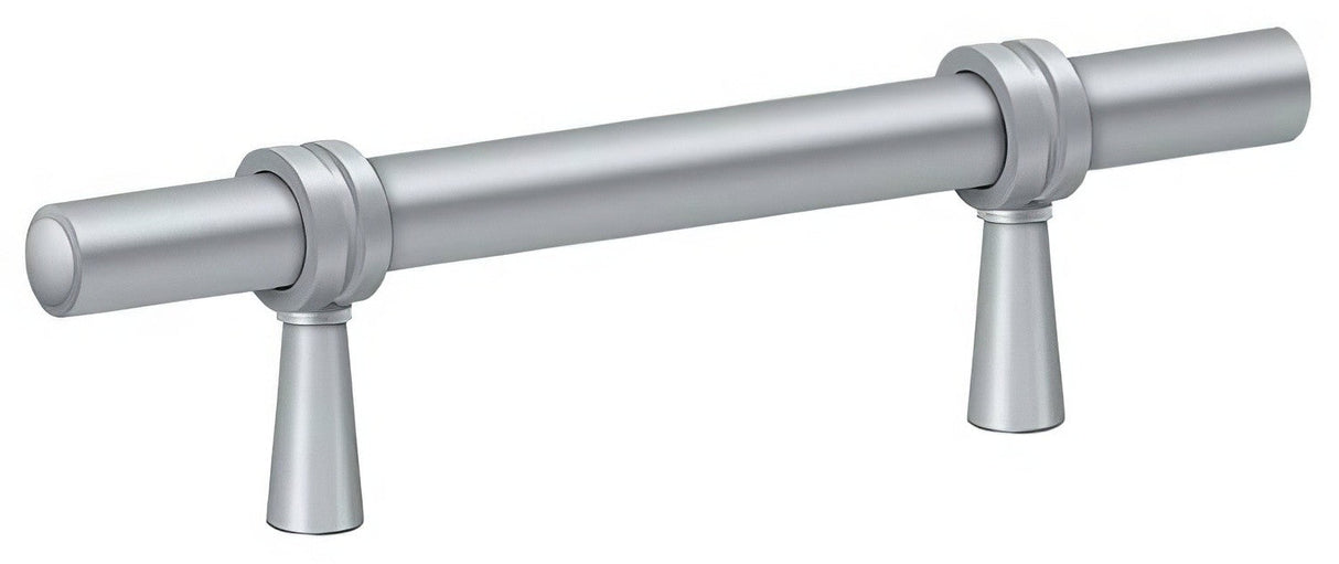 Deltana P310U26D satin chrome adjustable bar pull