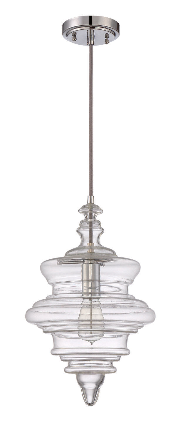 Craftmade P600CH1 1 Light Mini Pendant with Cord in Chrome