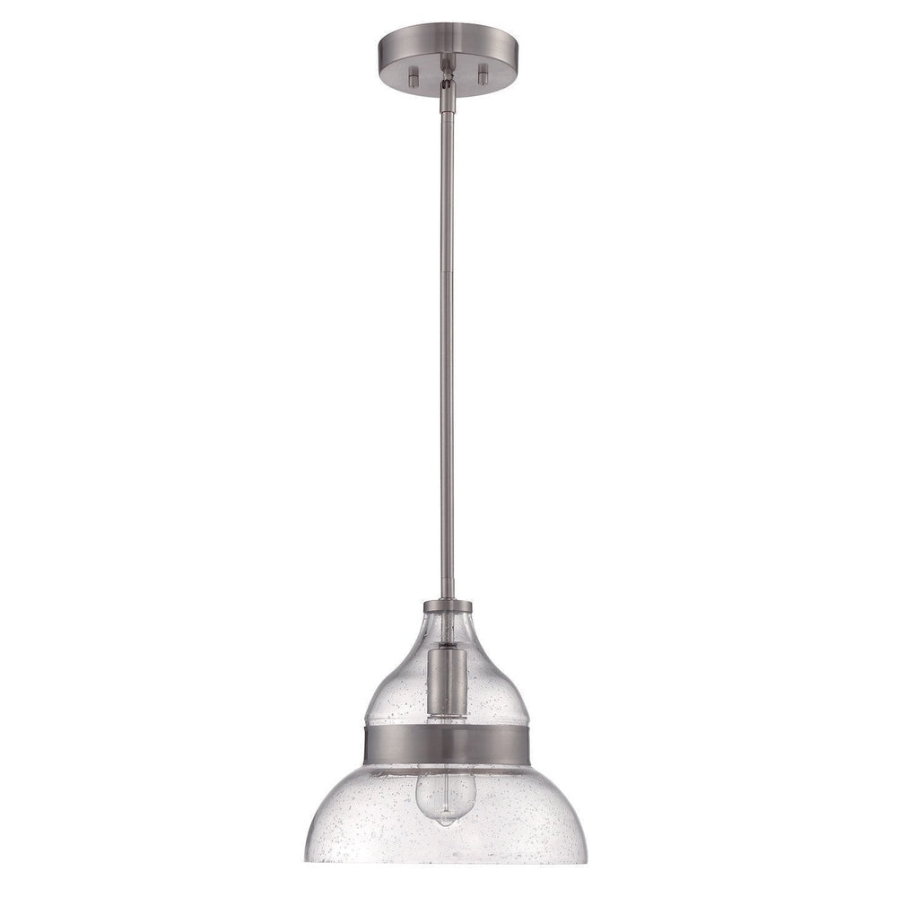 Craftmade P960BNK1 brushed polished nickel mini pendant