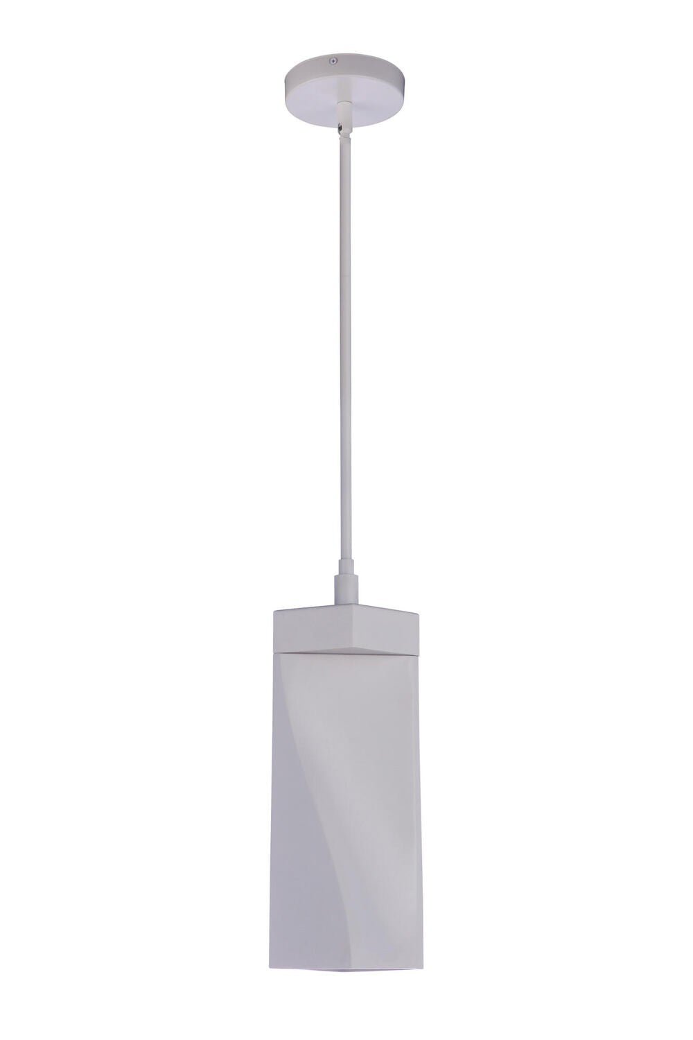 Craftmade P990W-LED matte white mini pendant