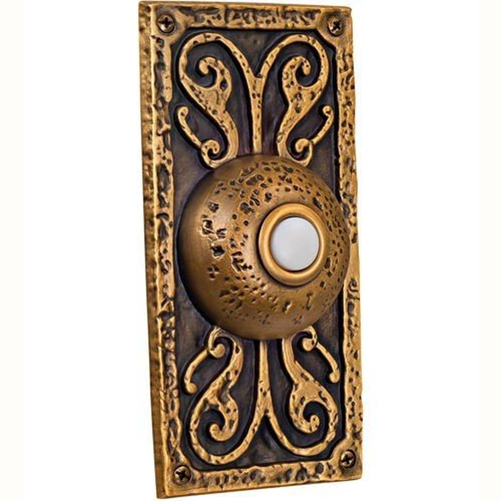 Craftmade PB3037-BB burnished brass lighted push button