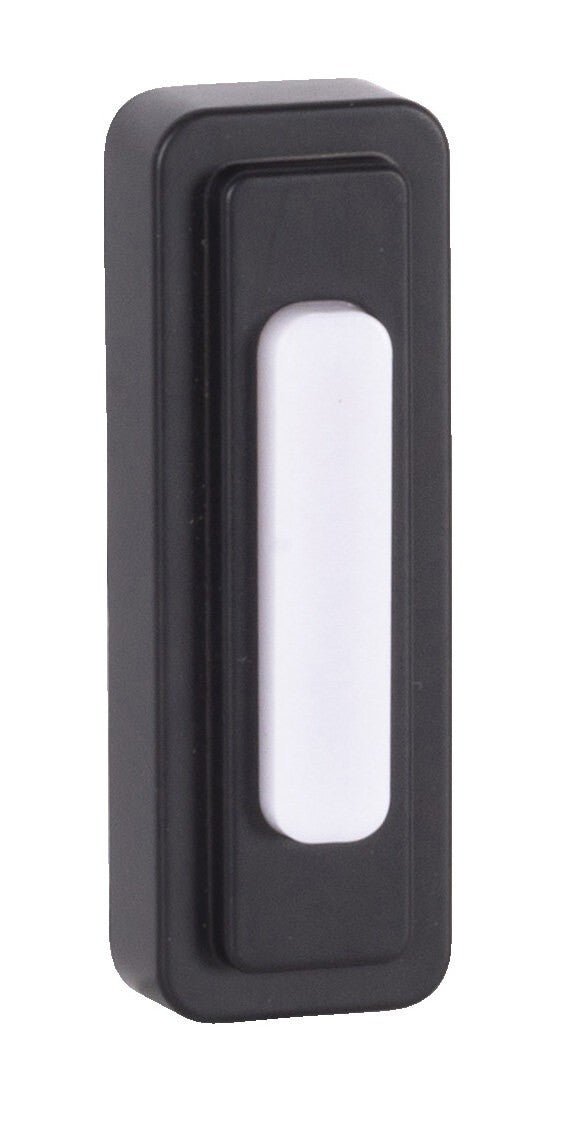 Craftmade PB5002-FB flat black lighted push button