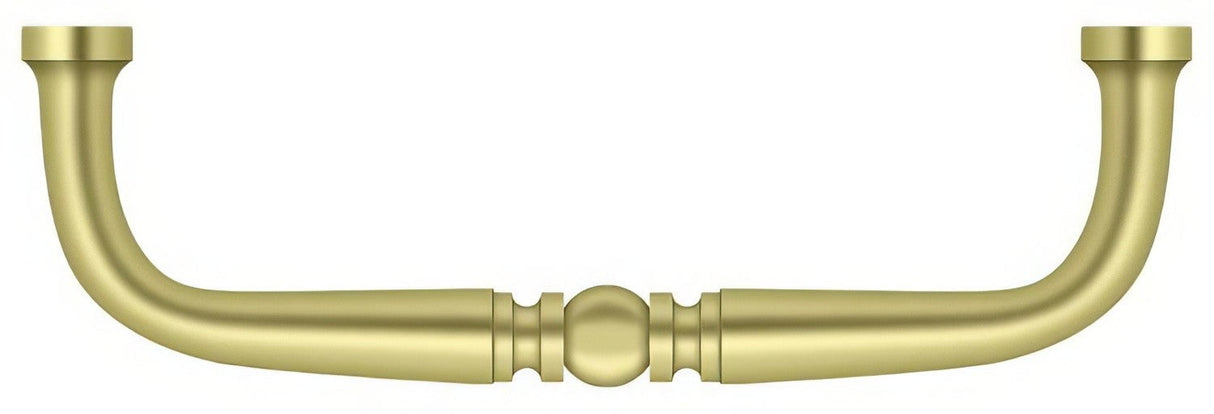 Deltana PCT400U3 polished brass cabinet pull