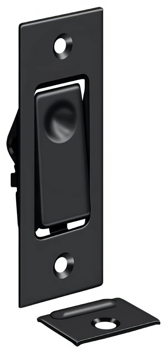 Deltana PDB42U19 black pocket door jamb bolt