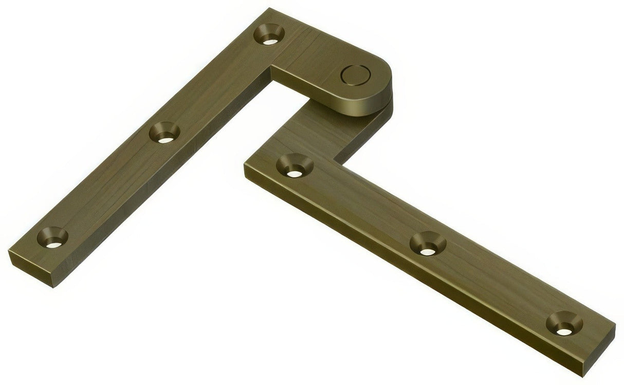 Deltana PH40U5 antique brass pivot hinge