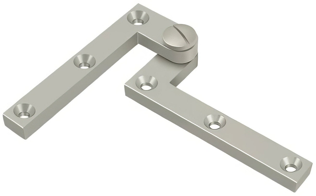 Deltana PH60U15A pivot hinge in satin stainless, additional view