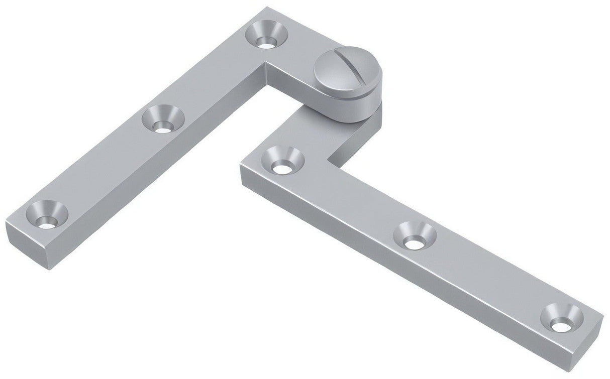 Deltana PH60U26D pivot hinge in satin stainless, additional view