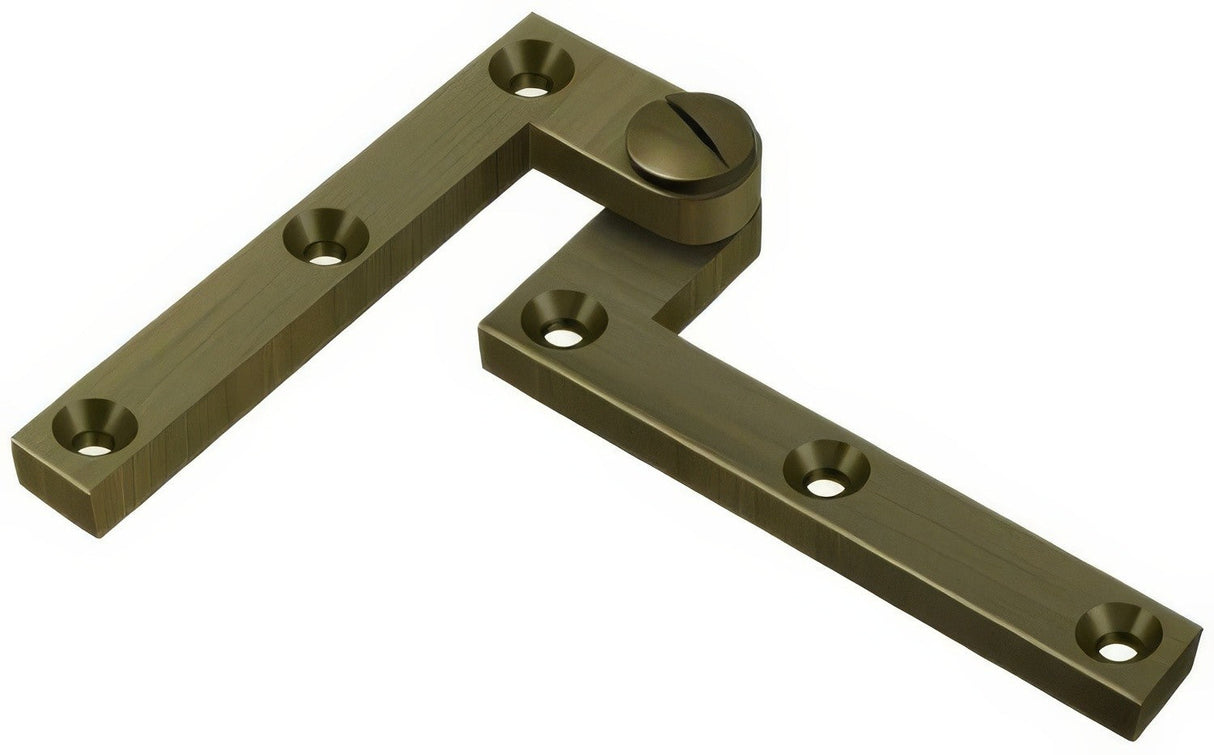 Deltana PH60U5 pivot hinge in satin stainless, additional view