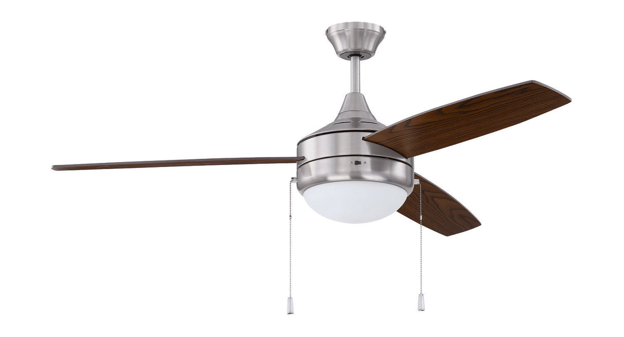 Craftmade PHA52BNK3 brushed polished nickel ceiling fan blades included