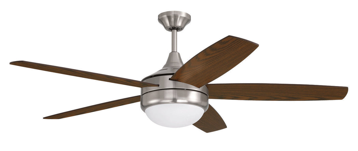 Craftmade PHZ52BNK5 brushed polished nickel ceiling fan blades included