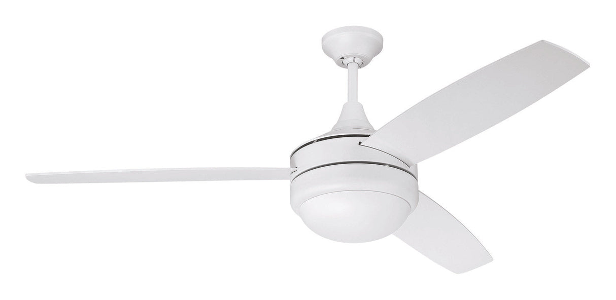 Craftmade PHZ52W3 white ceiling fan blades included