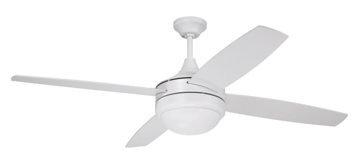 Craftmade PHZ52W4 white ceiling fan blades included