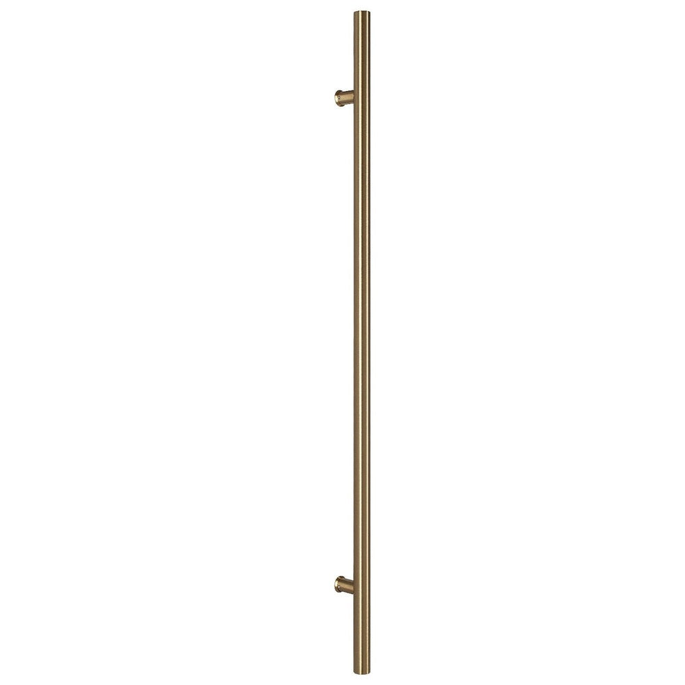 Sure-Loc PL-1RD72 SB satin brass round long door pull