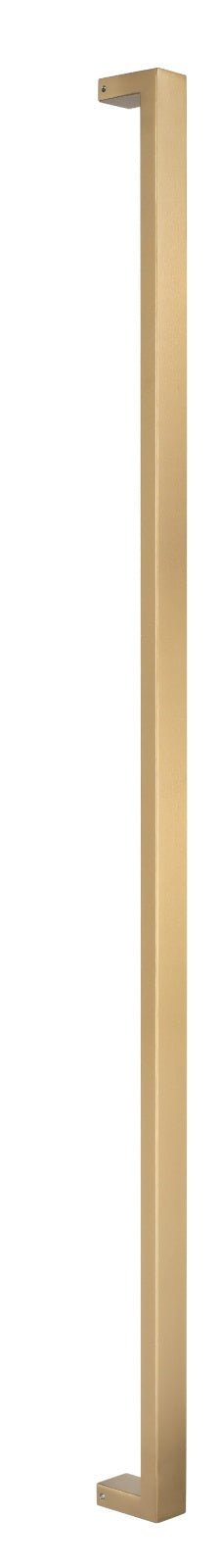 Sure-Loc PL-1SQ48 SB satin brass square long door pull