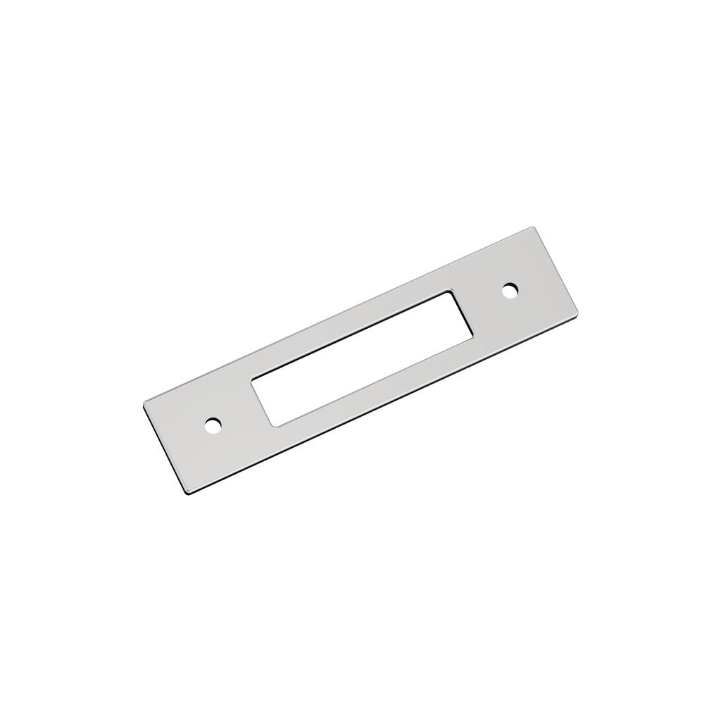 Amerock BP3778226 Medora 3-3/4 inch (96mm) Center-to-Center Rectangle Polished Chrome Cabinet Pull Backplate