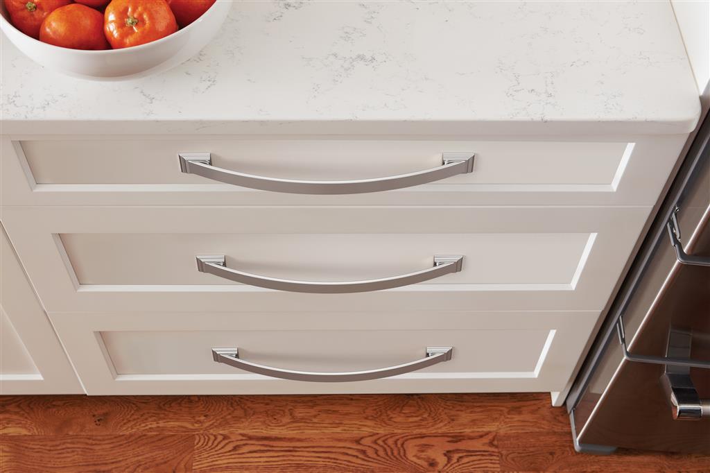 Amerock BP2935226 Candler Polished Chrome Pull lifestyle view 1