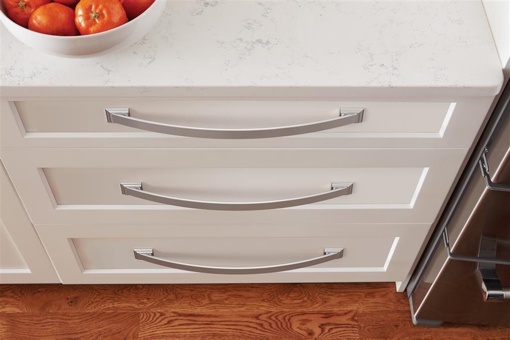 Amerock BP2935326 Candler Polished Chrome Pull lifestyle view 1